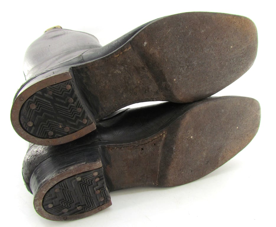 German Officers Boots  with Shoe Lasts