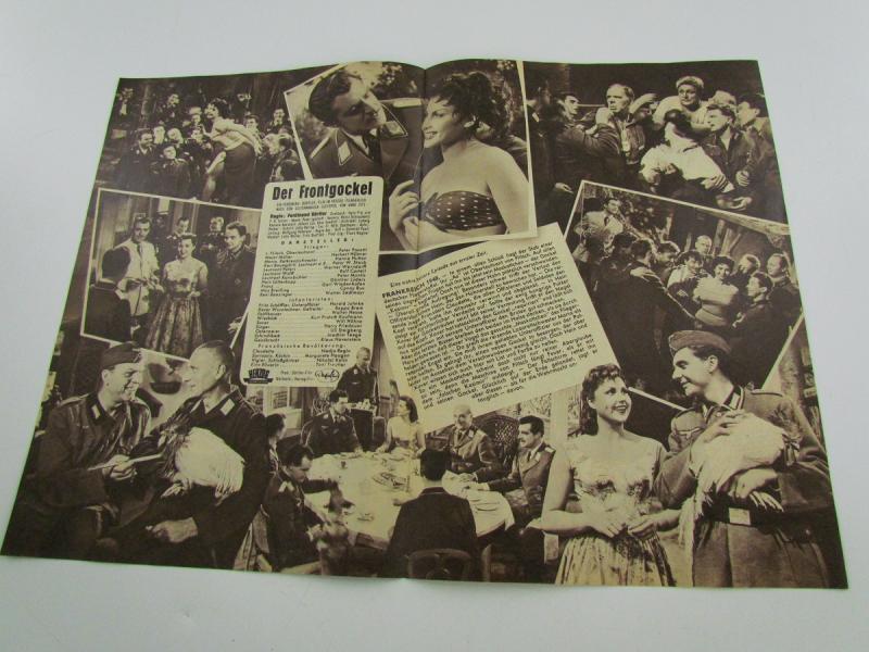 Original Movie Flyer From German Movie Der Frontgockel 1955