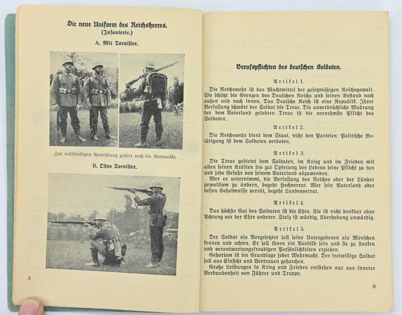 German WH Soldiers Manual 'Soldatenfibel'