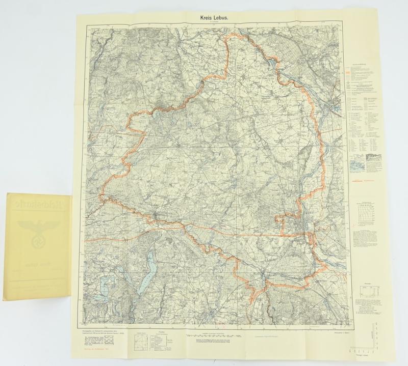 German Third Reich Roadmap Kreis Lebus