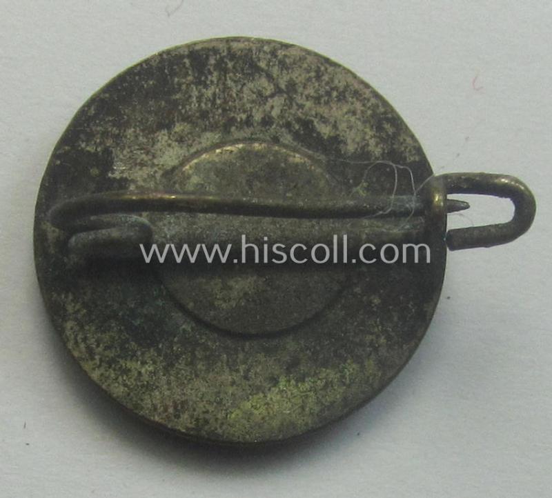 'N.S.D.A.P.'-supporter-pin- ie. party-badge (or: 'Parteiabzeichen') being a smaller-sized specimen that is void of a makers'-designation