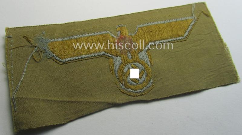 WH (Heeres) 'tropical-issue' (ie. DAK or: 'Deutsches Afrika Korps'-related-) breasteagle