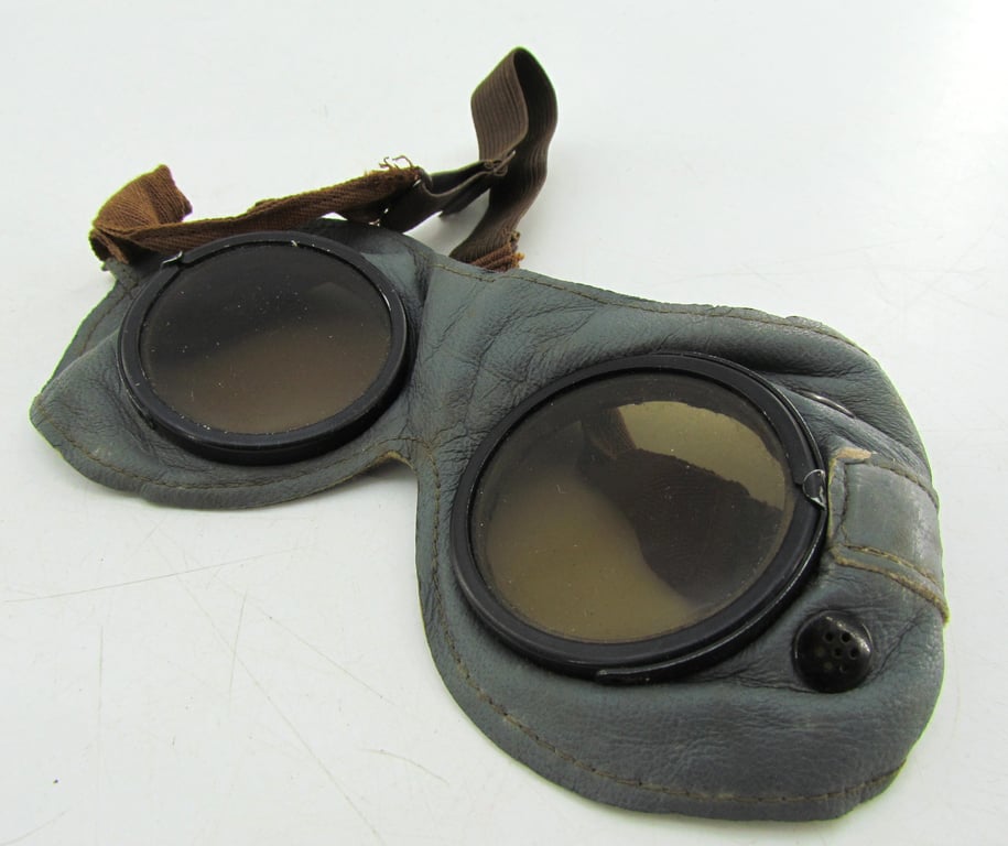 Wehrmacht leather ( Gebirgsjäger ) Protective Goggles