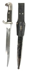 German WW1 Sawback Bayonet