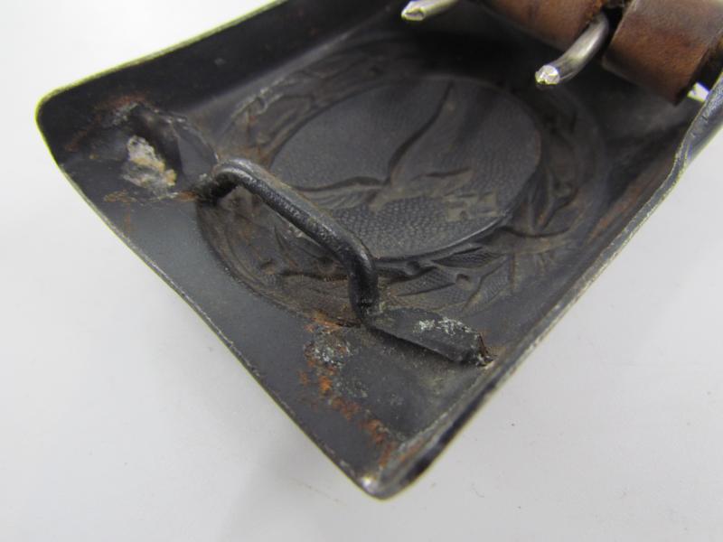 Luftwaffe steel belt buckle by F.W. Assmann & Söhne