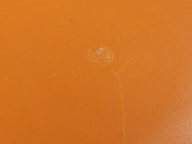 German Orange coloured 'Fettbuchse'