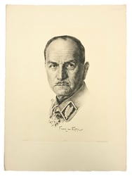 German Third Reich Litho 'Franz Ritter von Epp'...