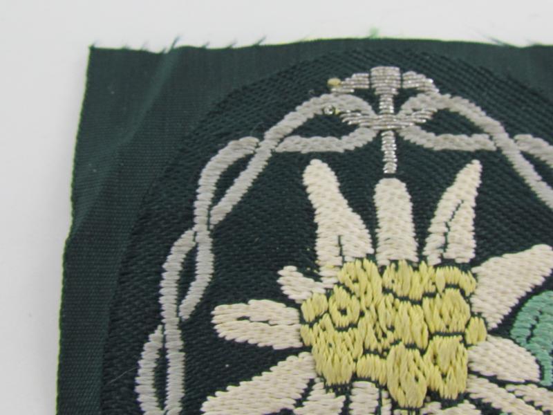 Wehrmacht Gebirgsjäger Edelweiss ‘BeVo’ sleeve badge