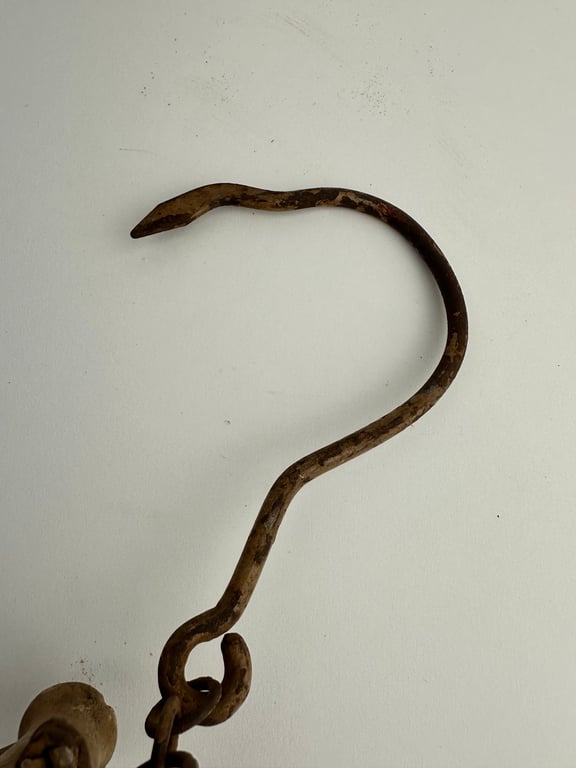 WW2 German Tan Carbide Bunker Lantern with rare Hook