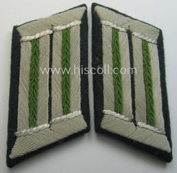 Pair of WH (Heeres) collar-tabs (ie. 'Kragenspiegel für...