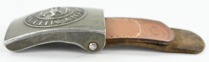 German WH Beltbuckle with Tab 'E.Schneider'