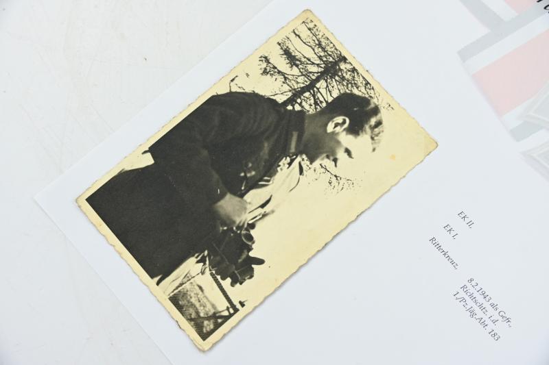 German WH Picture of Knight's Cross Recipient Werner Wrangel