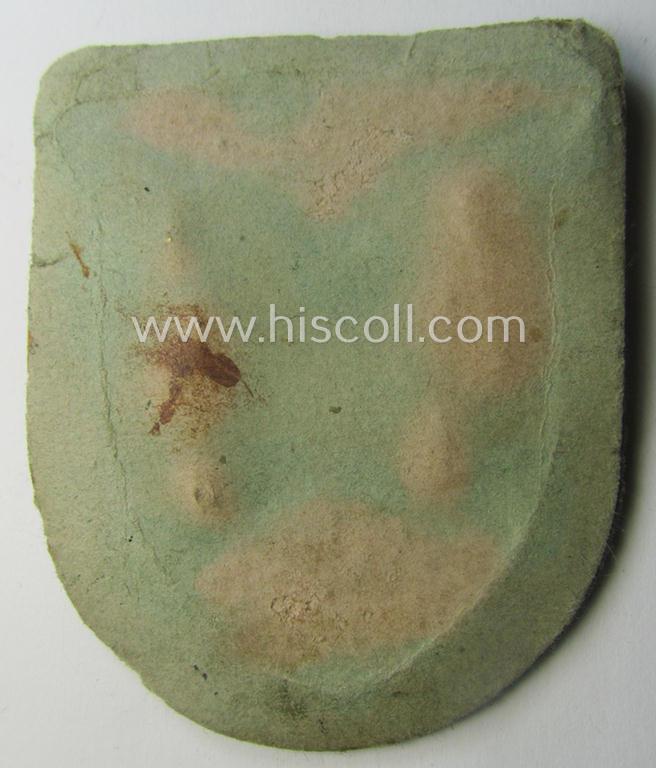 WH (Heeres ie. Waffen-SS) 'Krim'-campaign-shield (as was produced by a by me unidentified maker)