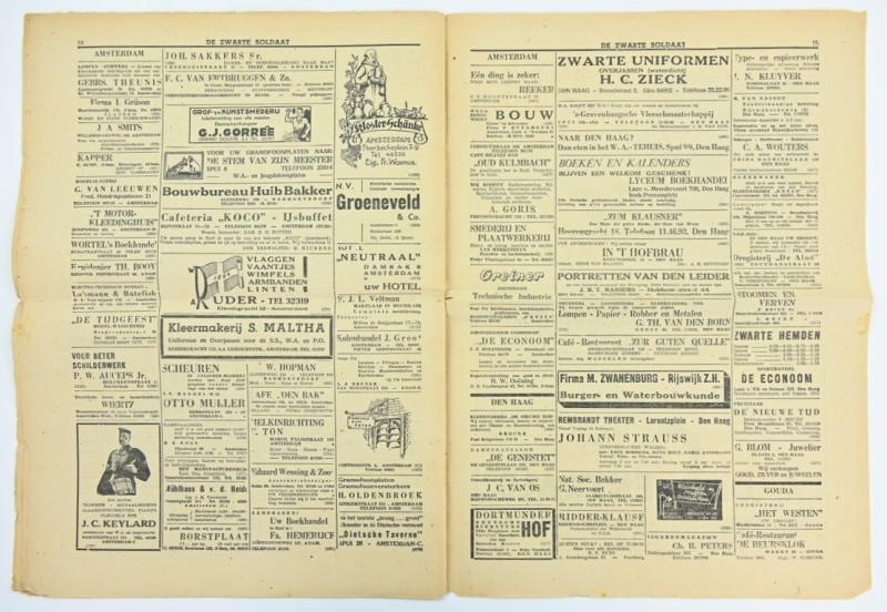 Dutch SS Magazine 'De Zwarte Soldaat' 1942