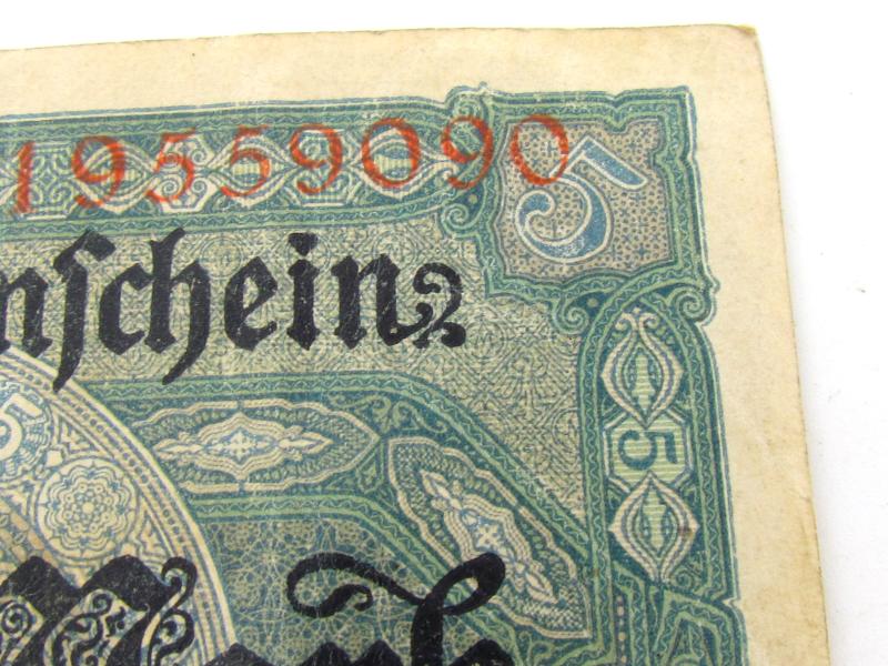 Deutsches Reich, 5 mark 1917