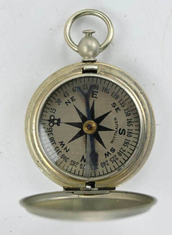 US WW2 Pocket Compass in Case