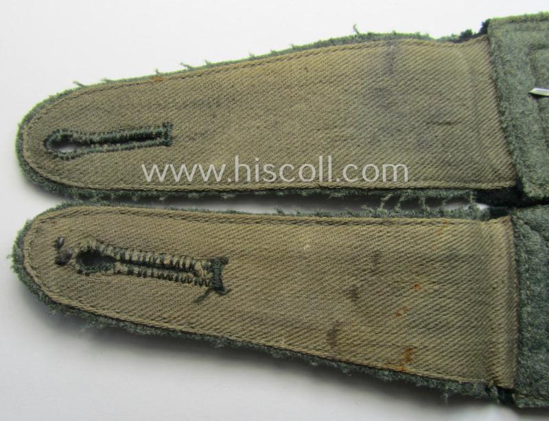 Pair of WH (Heeres), early- (ie. pre-war-) period, 'M36 o. M40'-pattern- (ie. pointed-styled) 'cyphered' shoulderstraps as was specifically intended for usage by an: 'Oberfeldwebel des Infanterie-Rgts. 12'