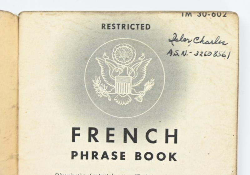 US WW2 French Phase Book 1943