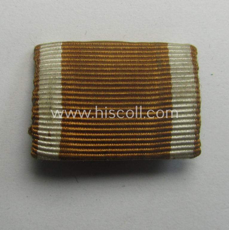 Single-pieced ribbon-bar (ie. 'Feld- o. Bandspange') as was intended for the: 'Deutsches Schutzwall Ehrenzeichen' (aka: 'Westwall'-medal)