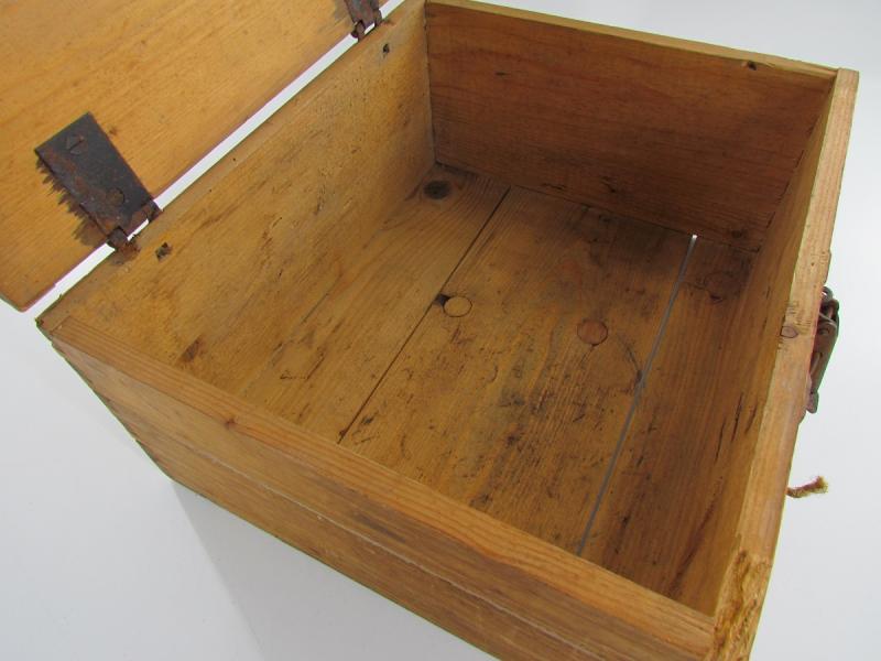 German Wooden Ammunition Box