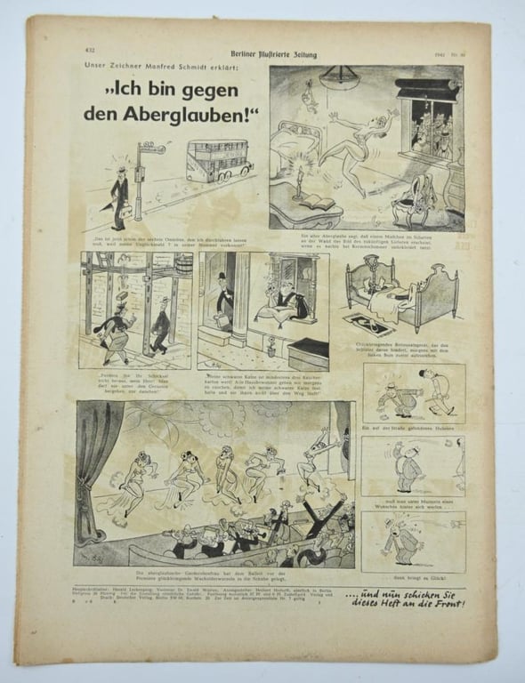 German Berliner Illustrierte Zeitung Newspaper 1942
