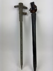 German WWII Radio Operator FF33 Field Phone grounding...