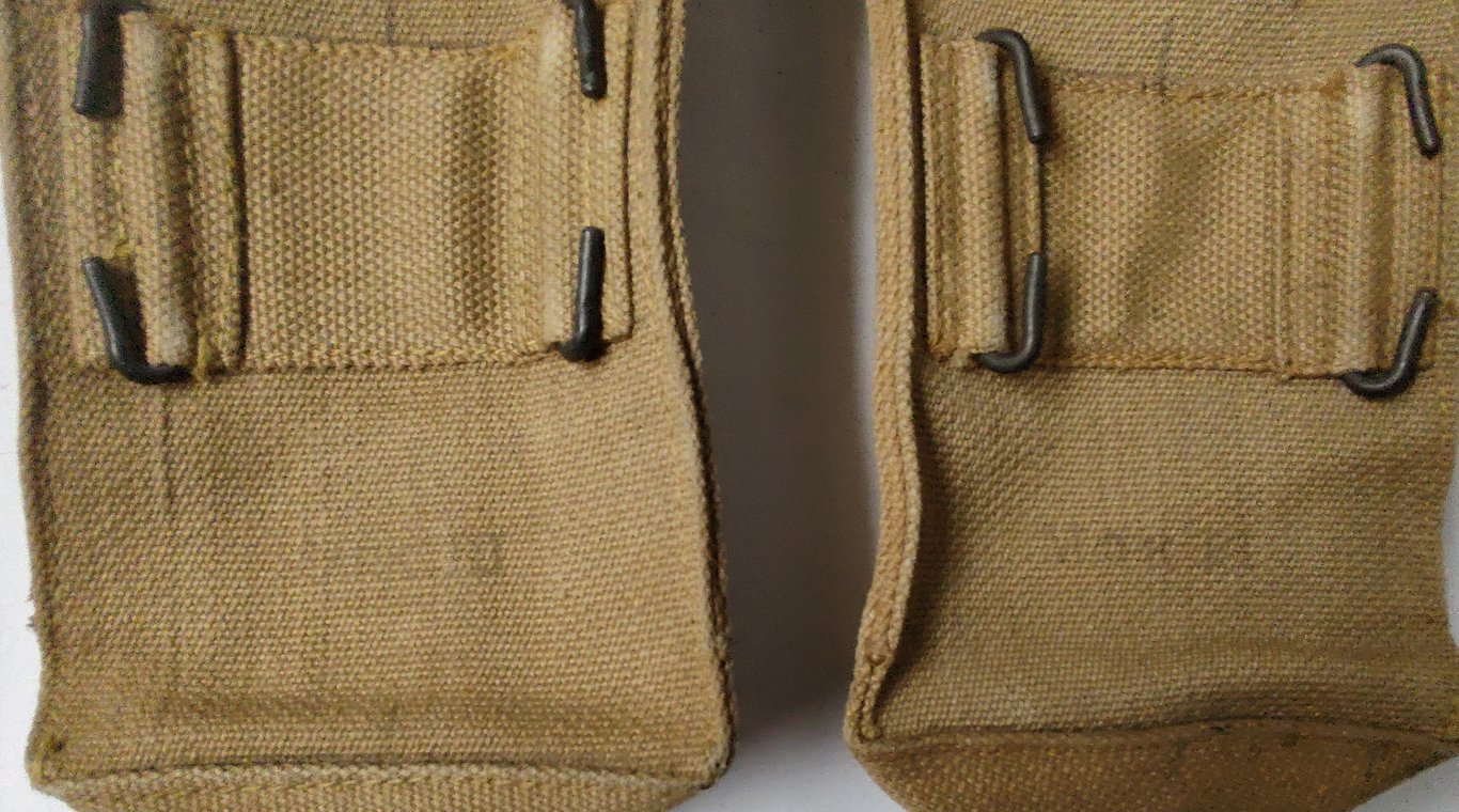 A pair of WW2 British Army Ammo pouches