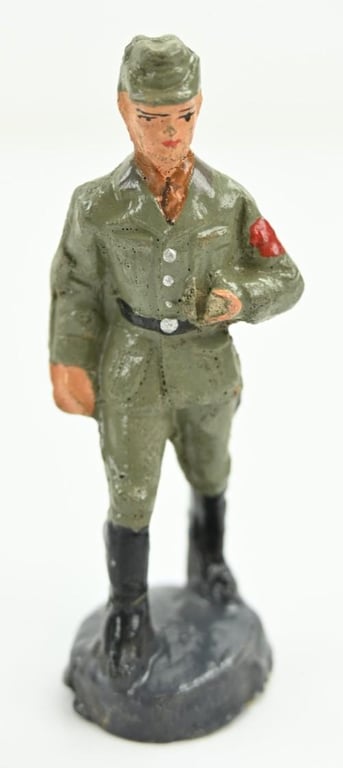 German Elastolin Toy Figure 'RAD Officer'