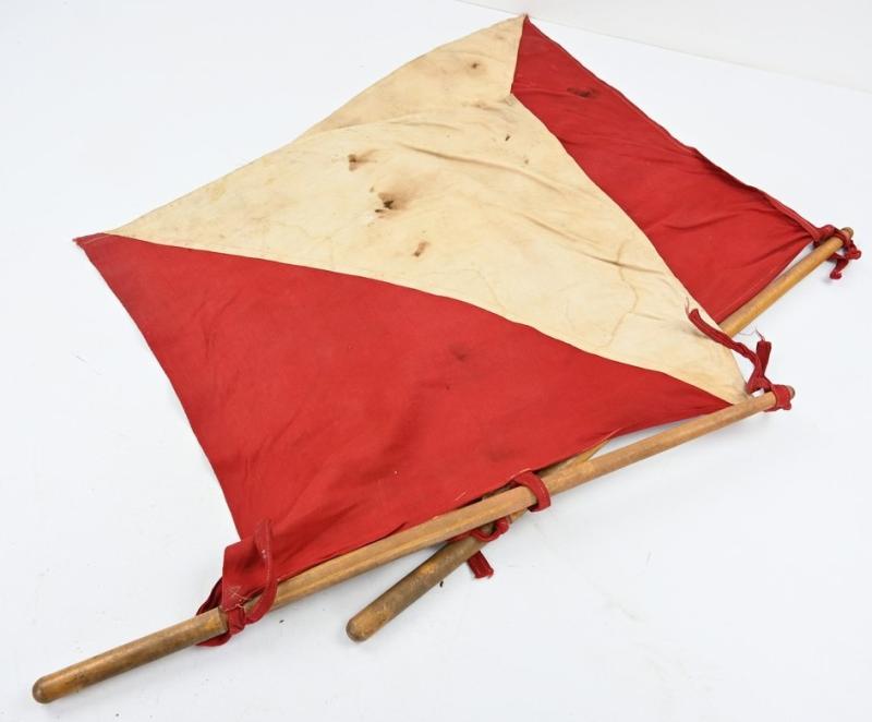 US WW2 Signal Flag Kit with carrying pouches