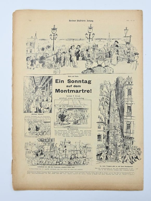 German Berliner Illustrierte Zeitung Newspaper June 1941
