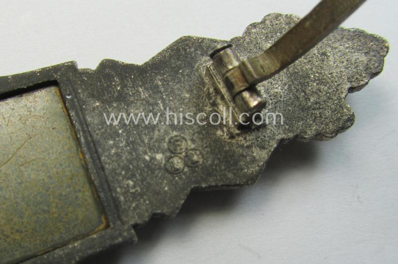 'Nahkampfspange in Silber' being a maker- (ie. 'FLL'-) marked- so-called: '3rd pattern'-specimen