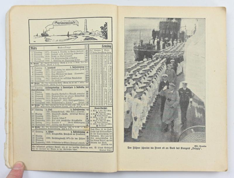German Third Reich 'Kohler's Flotten-Kalender' 1938