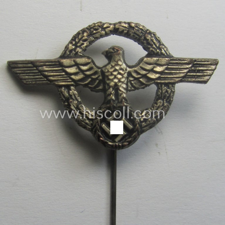 'Deutsche Polizei' (or: German police) lapel-pin sigifying membership witin the 'Deutsche Polizei' as was intended for usage on the civil-attire