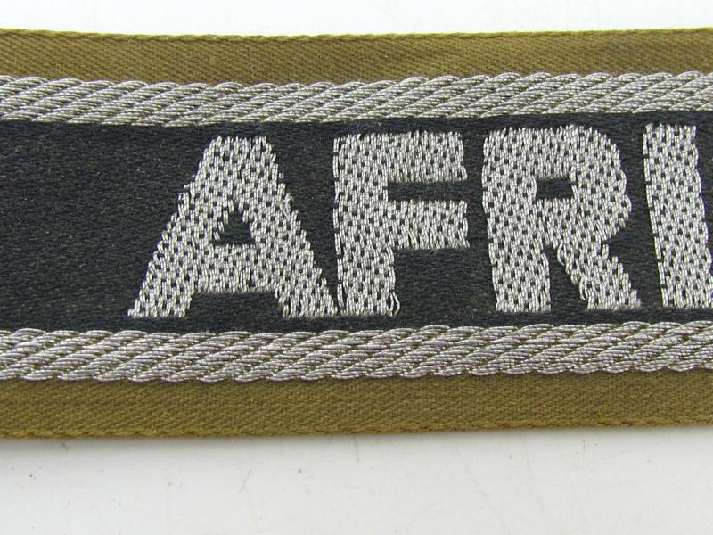 Wehrmacht (Heer) Tropical ‘Afrikakorps’ cufftitle