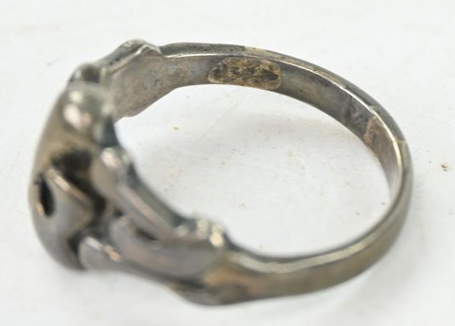 German WH/SS Skull Canteen Ring