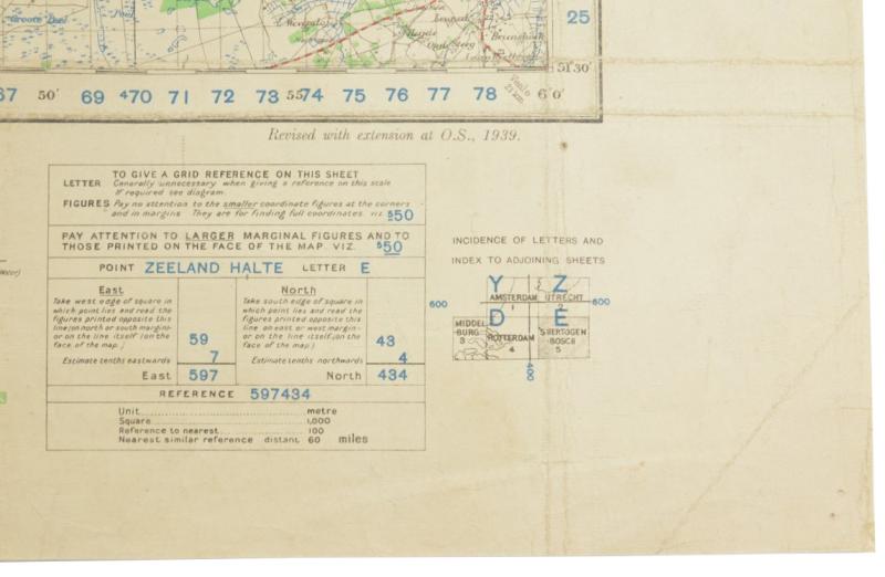 US WW2 Mapcard 's-Hertogenbosch Holland 1944