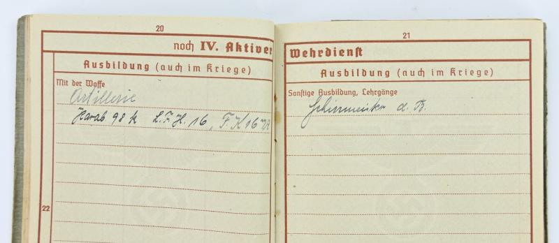 German WH Wehrpass Robert Meier KIA Wolchow
