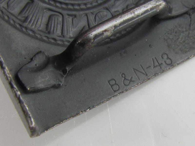 Wehrmacht (Heer) Steel  belt buckle marked B&N 43