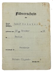 German RAD Drivers License