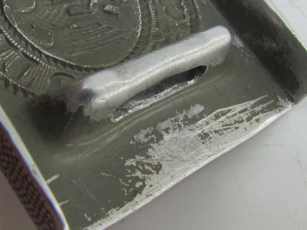 Wehrmacht Aluminum  Buckle with Belt