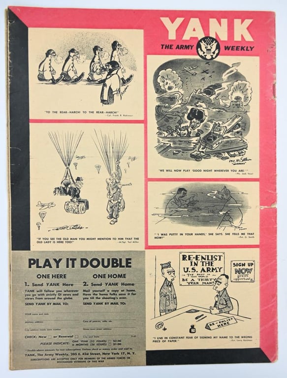 US WW2 Yank Magazine 13 April 1945