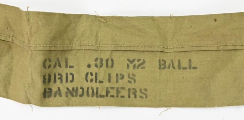 US WW2 M2 Ammo Bandoleer