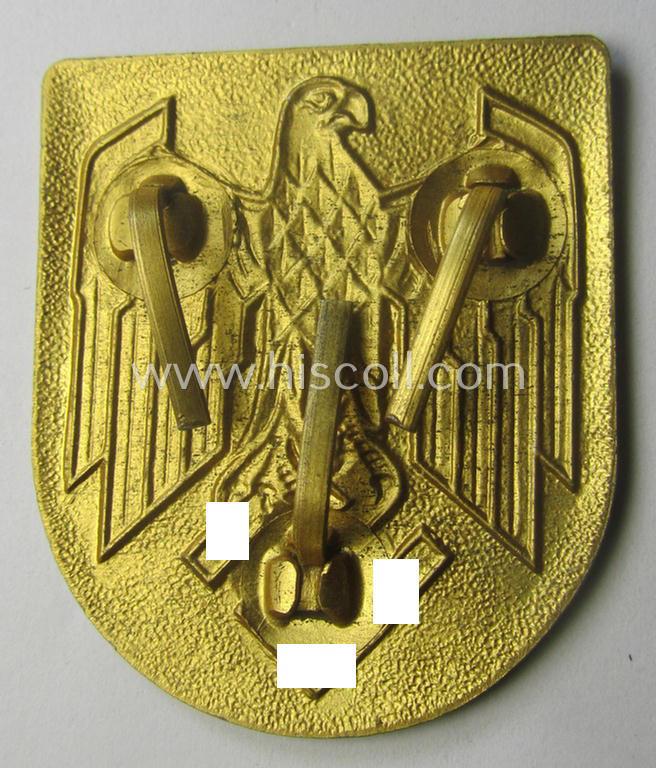 WH (KM) tropical eagle-'pith-helmet'-shield (being a: non-marked example that comes in a 'virtually mint' condition)