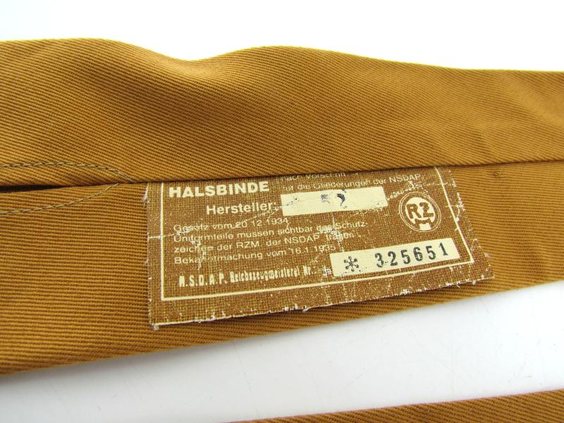 NSDAP neck-tie with RZM label