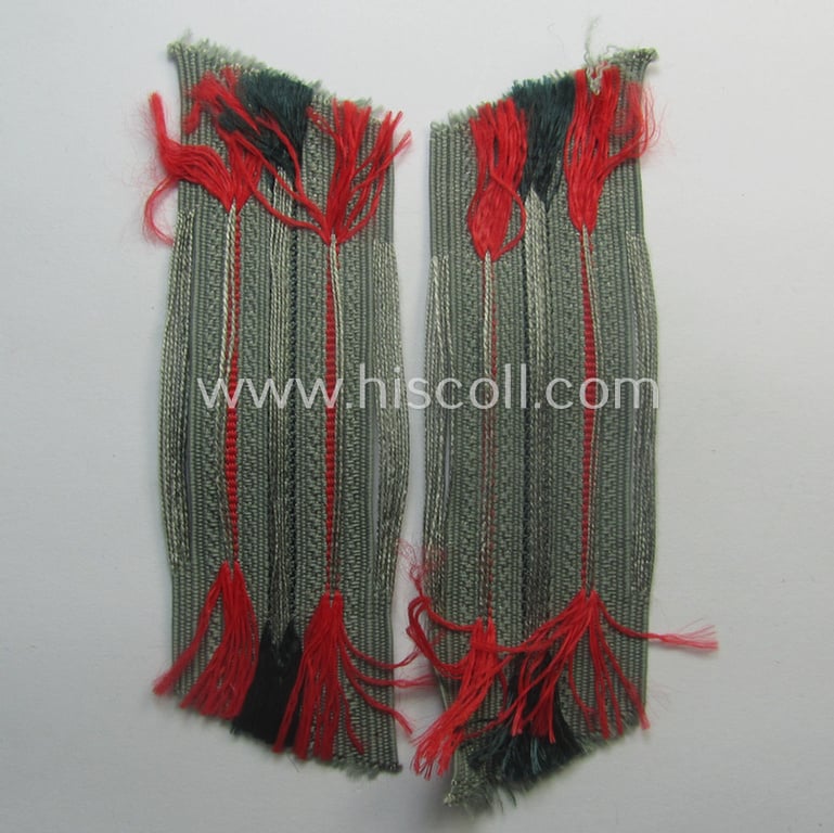 Pair of WH (Heeres) EM/NCO-type collar-tabs (or: 'Einheitskragenspiegel') '(Sturm)Art.-Trpn.'