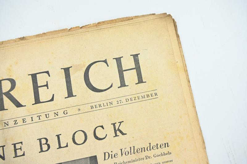 German Newspaper “Das Reich” 27 December 1942