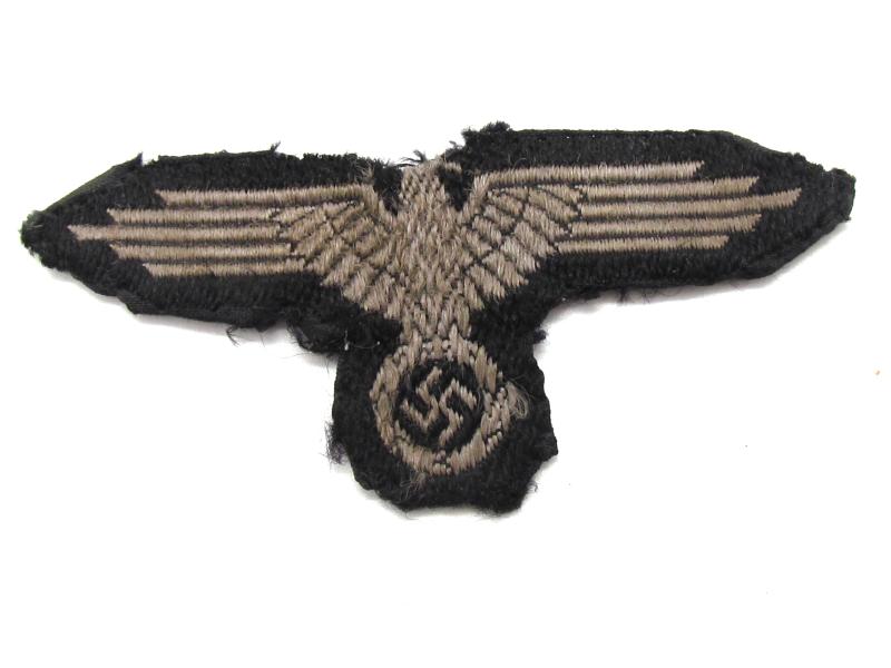 Waffen-SS BeVo cap insignia eagle and skull set