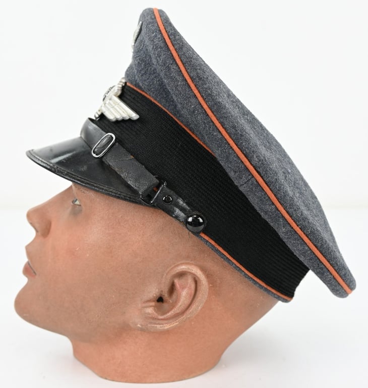 German LW EM/NCO Visor Cap 'Aufklärungsfliegerschule Hildesheim'