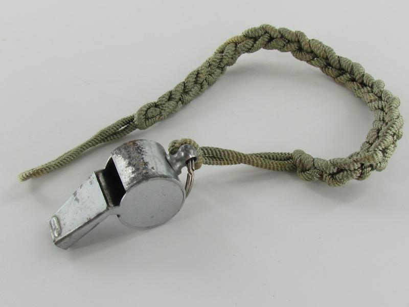 Wehrmacht Signal Whistle With Original Cord
