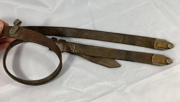 German FF33 Field Telephone Leather Carrying Strap